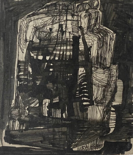 004: Yerassimos Sklavos, (Greek, 1927-1967) (AR