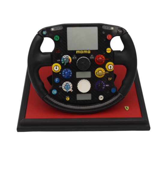 134: Ferrari Formula 1 MOMO / Magneti Marelli Carbon Fibre Steering Wheel, 2003