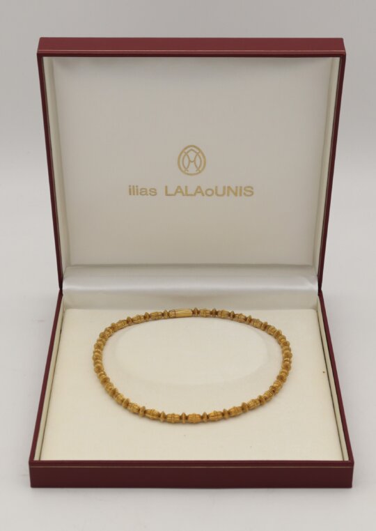 137: Ilias Lalaounis necklace from the Minoan-Mycenean collection Ref.#540851