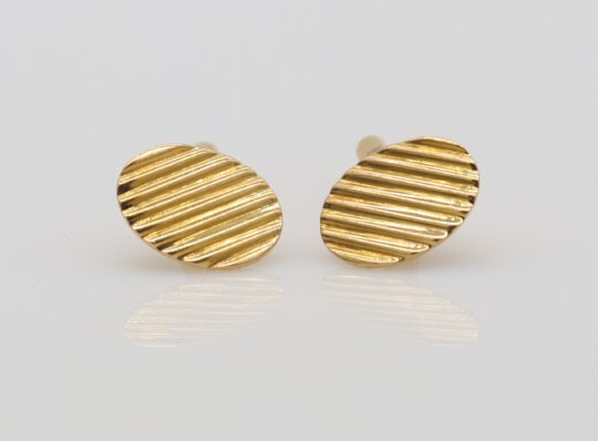 157: A Pair of 18K Gold Cufflinks from the Collection of Eleftherios Venizelos (1924-2026)