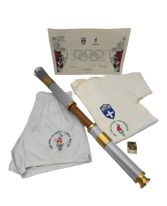171: Atlanta 1996 Olympic Games - Official Olympic Torch and Torchbearer's Memorabilia
